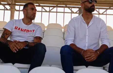 Football Lebanon - حضور بواب وبيطار للمباراة الودية 