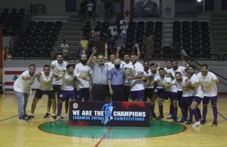 Football Lebanon - الحرية صيدا يحرز لقب الدوري ويجمع ثنائية الصالات اللبنانية