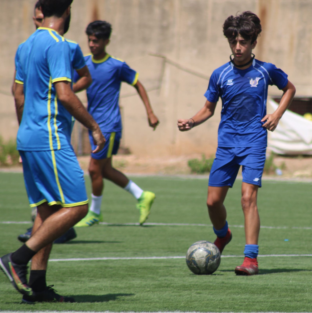 Football Lebanon - قائد براعم فريق الصفا كريم جعفر في الفريق الأول
