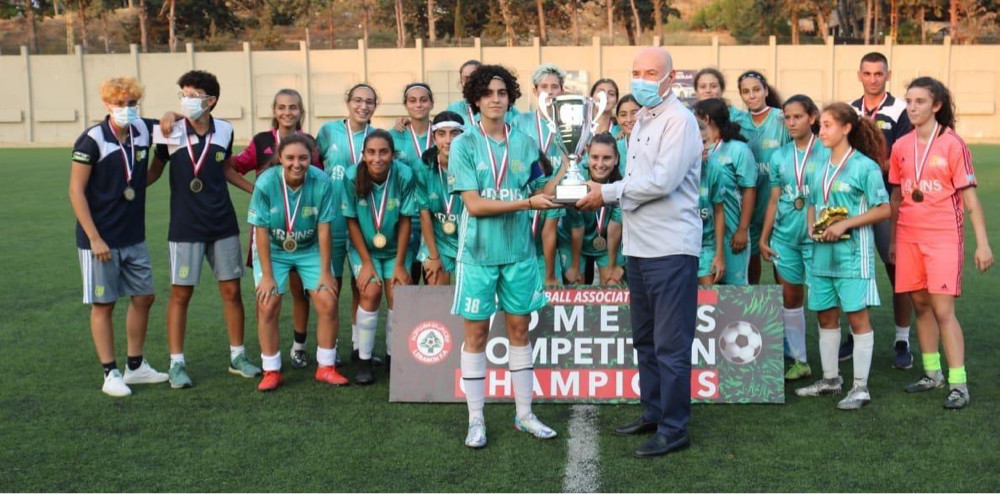 Football Lebanon - ايلفين فوتبول برو بطلاً لدوري الناشئات للمرة الأولى