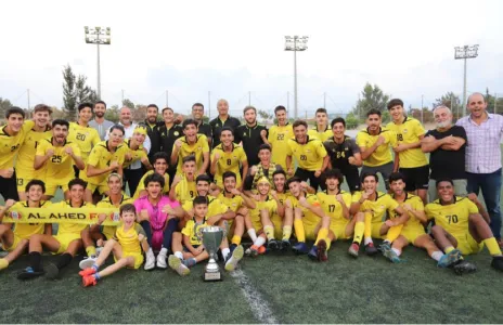 Football Lebanon - الشحف يتوّج العهد بكأس بطولة الناشئين