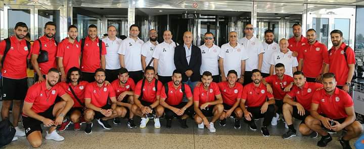 Football Lebanon - بعثة المنتخب تغادر إلى معسكر الإمارات
