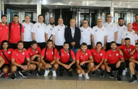 Football Lebanon - بعثة المنتخب تغادر إلى معسكر الإمارات
