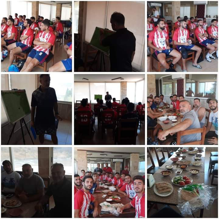 Football Lebanon - بعثة نادي سبوتينغ القليلة وصلت يوم أمس إلى الشمال 
