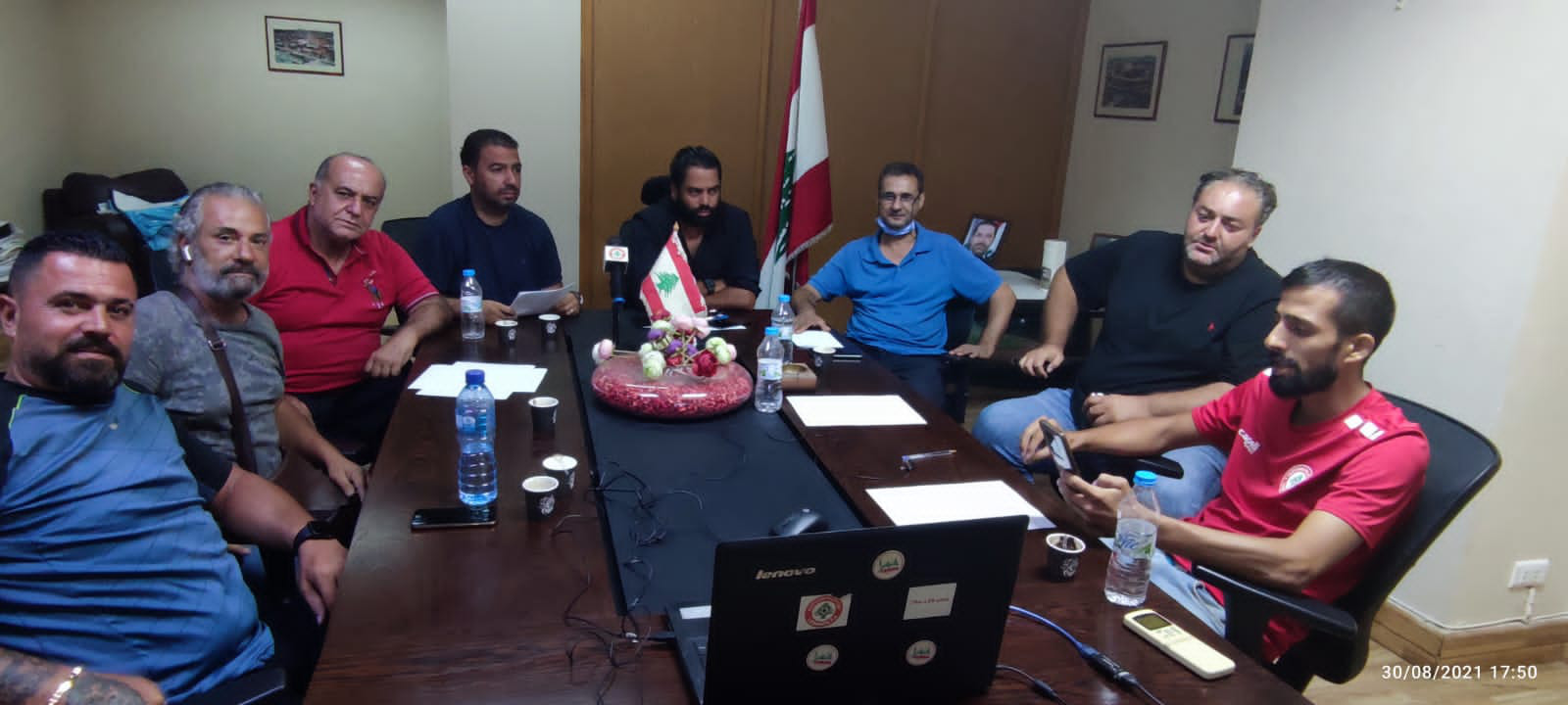 Football Lebanon - إجتماع بين الهيئة العليا لدعم منتخب لبنان والجالية اللبنانية في الإمارات 