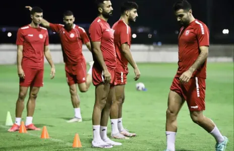 Football Lebanon - مران المنتخب اللبناني قبل الأخير استعداداً لمباراة الامارات