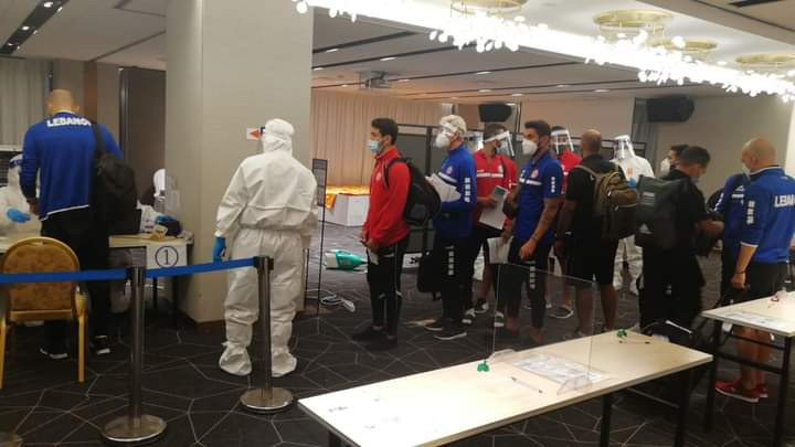 Football Lebanon - منتخب لبنان يصل إلى كوريا الجنوبية