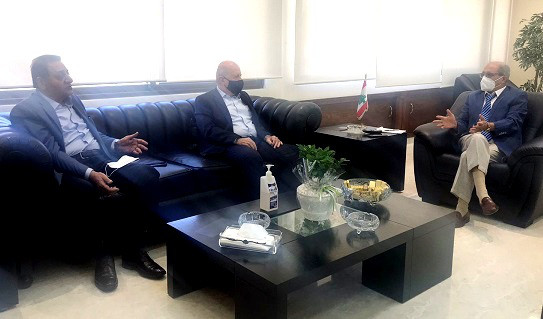 Football Lebanon - حيدر والشحف يزوران الوزير كلاس لعودة الجماهير الى مكانها الطبيعي