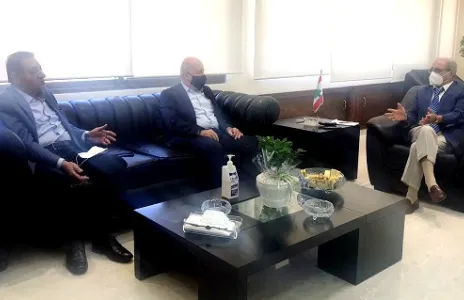 Football Lebanon - حيدر والشحف يزوران الوزير كلاس لعودة الجماهير الى مكانها الطبيعي