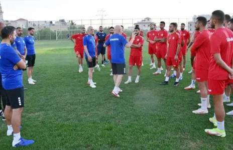 Football Lebanon - منتخب لبنان يتابع حلقات تحضيراته الأردنية للقاء سورية الثلاثاء