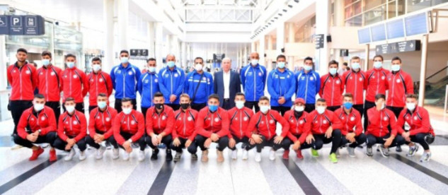 Football Lebanon - بعثة المنتخب الأولمبي تغادر الى طاجيكستان