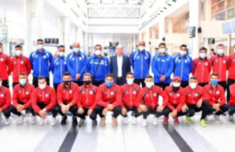 Football Lebanon - بعثة المنتخب الأولمبي تغادر الى طاجيكستان