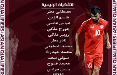 Football Lebanon - تشكيلة منتخبنا الوطني 