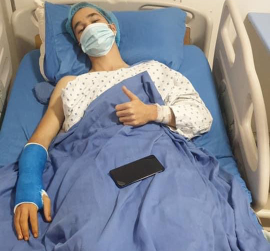 Football Lebanon - عملية ناجحة للاعب الإرشاد شحيم 