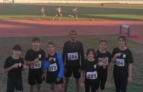 Football Lebanon - لاعبو الأنصار في ألعاب القوى