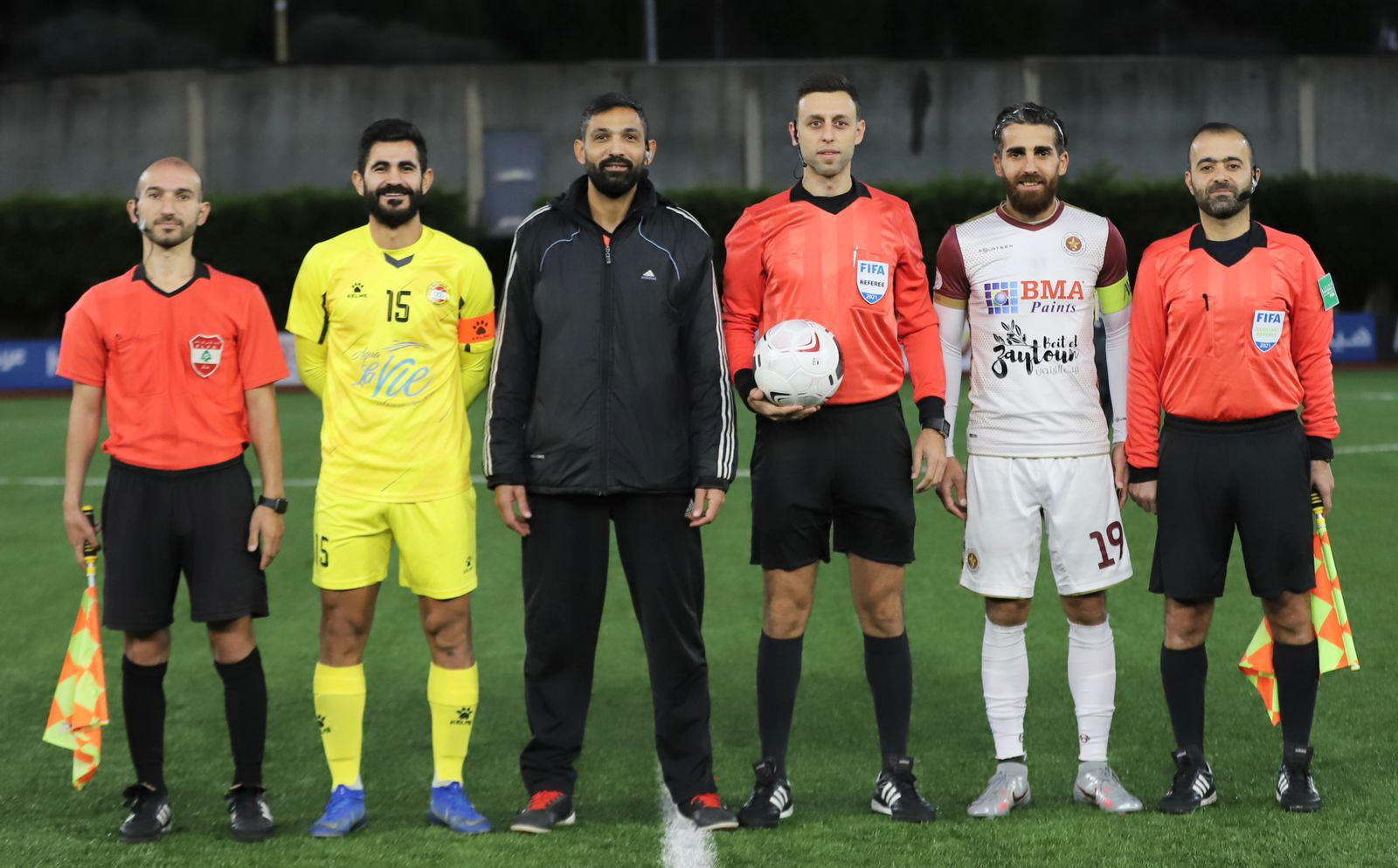 Football Lebanon - نهاية الشوط الأول النجمة 1_0 العهد