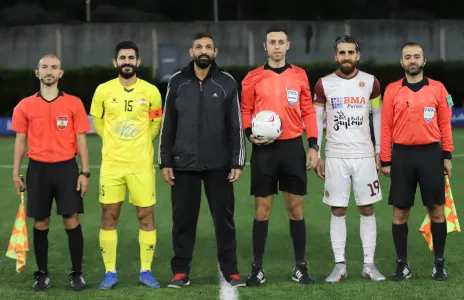 Football Lebanon - نهاية الشوط الأول النجمة 1_0 العهد