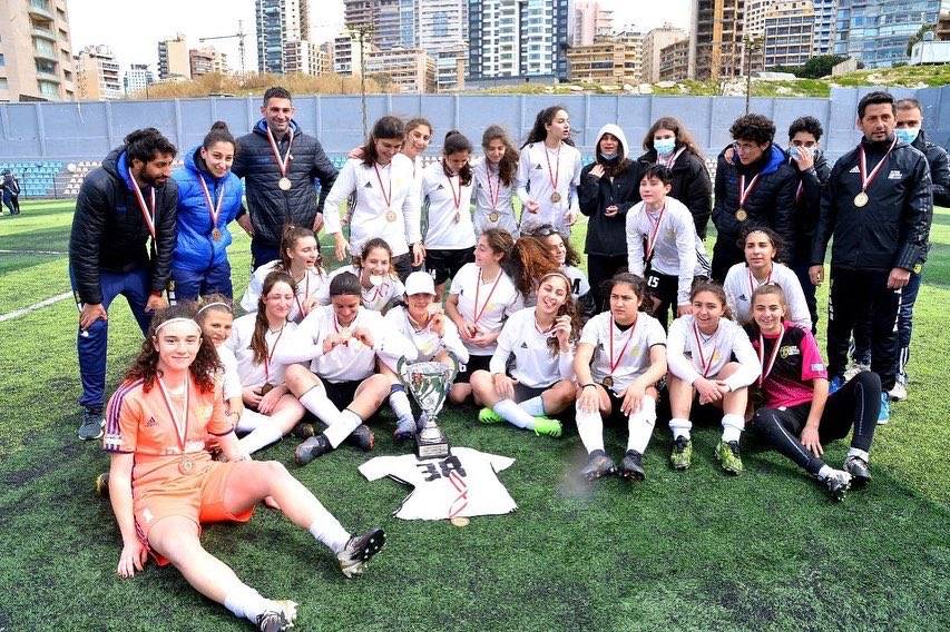 Football Lebanon - ايلفين فوتبول برو بطلاً لدوري الشابات للمرة الثانية