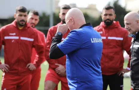 Football Lebanon - منتخب لبنان يبدأ تمارينه استعدادا لمواجهة سوريا