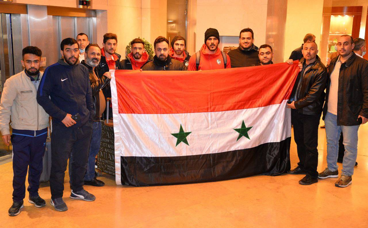 Football Lebanon - وصول بعثة المنتخب السوري الى بيروت