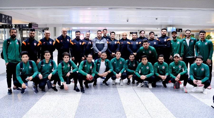 Football Lebanon - وصول بعثة المنتخب العراقي الى بيروت