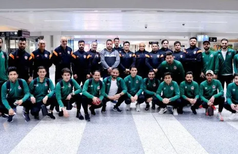 Football Lebanon - وصول بعثة المنتخب العراقي الى بيروت