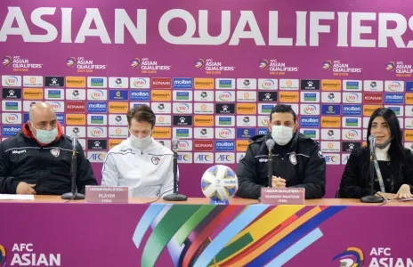 Football Lebanon - مؤتمر صحفي قبل مباراة سوريا و لبنان