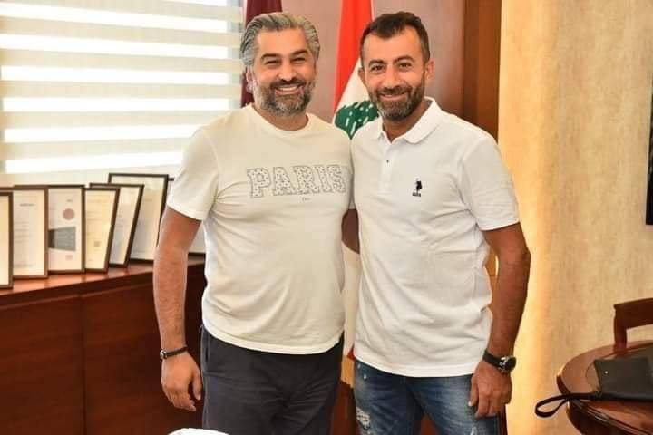 Football Lebanon - رئيس نادي النجمة اسعد الصقال يودع اللاعبين