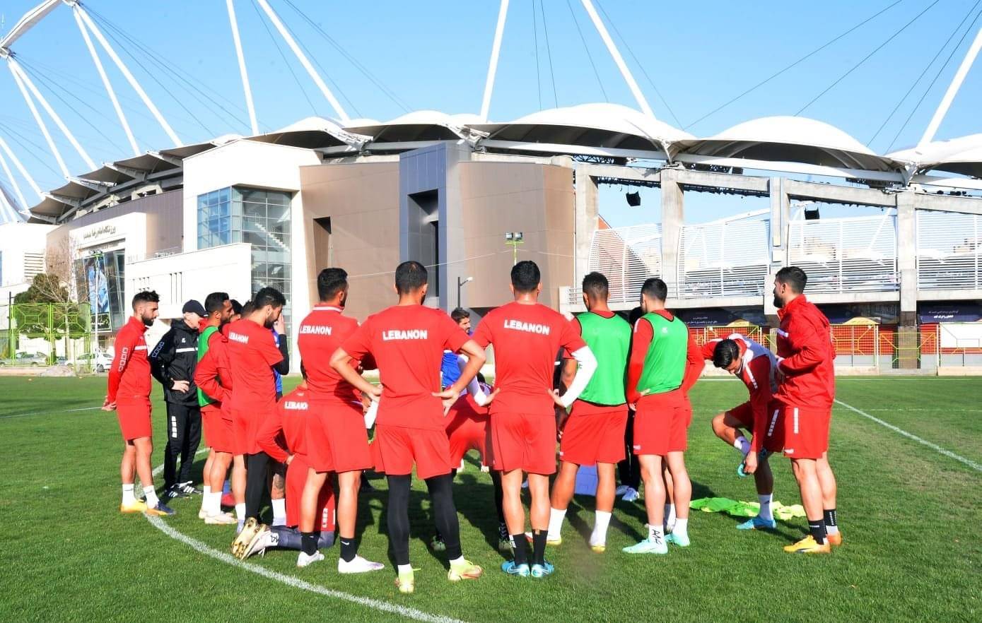 Football Lebanon - منتخب لبنان أجرى مرانه  الرئيسي في مشهد