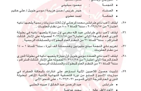 Football Lebanon - تغريم النجمة والتضامن صور وإيقاف قرحاني وعبد الله