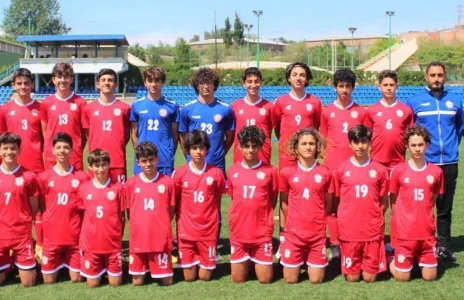 Football Lebanon - فوز لبنان دون 14 عام في يريڤان على فريق بيونيك