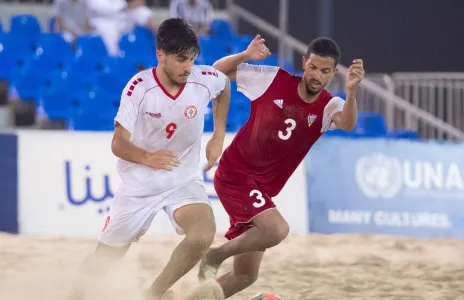 Football Lebanon - خسارة ثانية للبنان في بطولة غرب آسيا للكرة الشاطئية