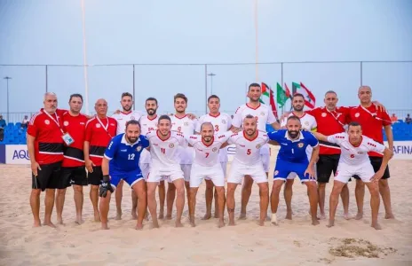 Football Lebanon - منتخب لبنان يفوز على عمان في ختام دور المجموعات لبطولة غرب آسيا للكرة الشاطئية