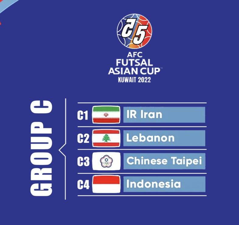 Football Lebanon - لبنان في المجموعة الثالثة لبطولة كأس آسيا لكرة الصالات