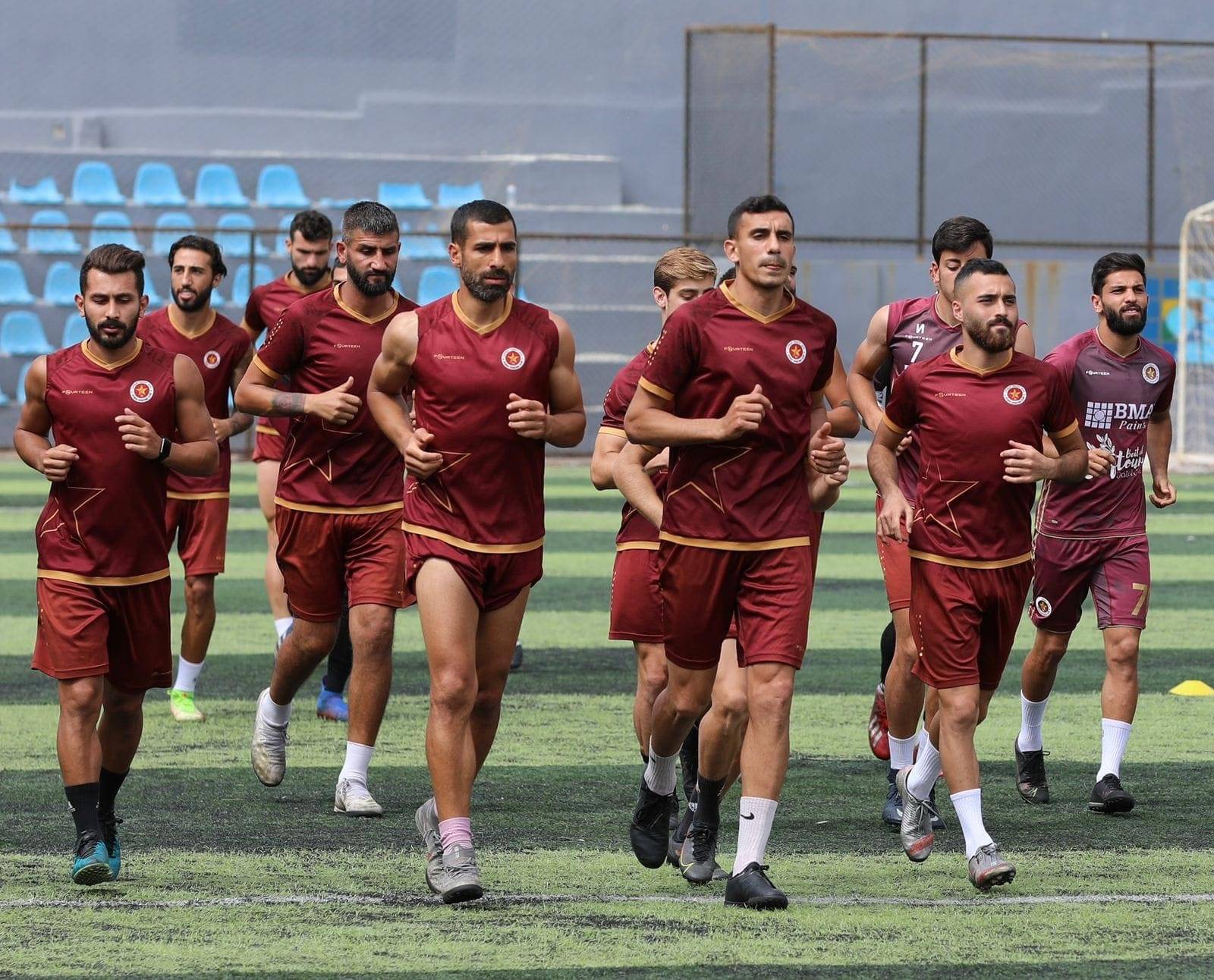 Football Lebanon - تمارين النجمة خلف ابواب مغلقة