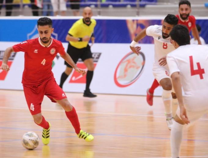 Football Lebanon - منتخب الصالات يبدأ مشواره في غرب اسيا بالتعادل 1-1 مع البحرين