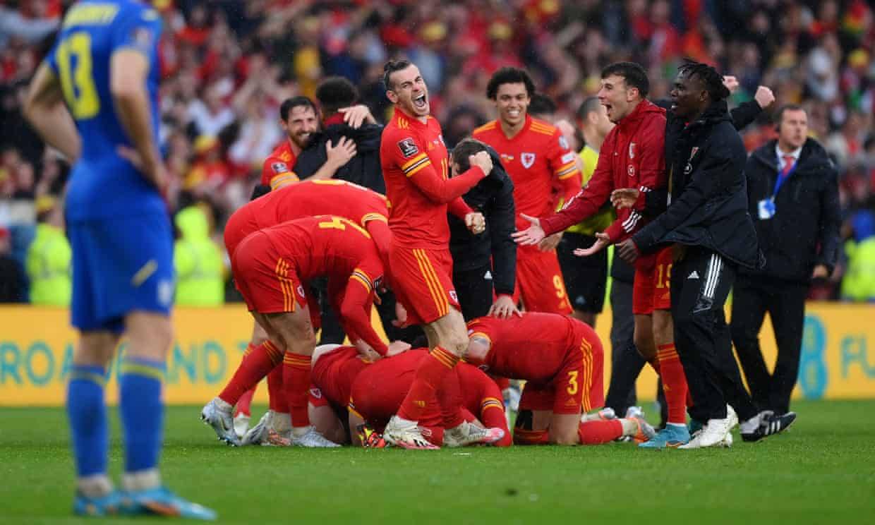 Football Lebanon - منتخب ويلز يتأهل إلى نهائيات كأس العالم 2022 بفوزه على أوكرانيا في الملحق