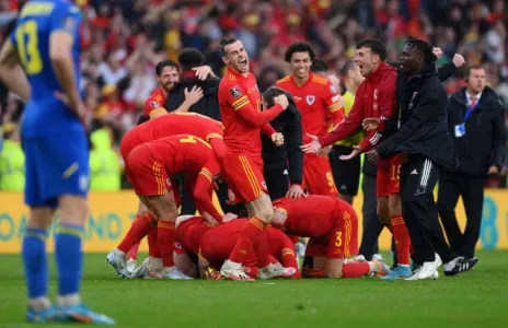 Football Lebanon - منتخب ويلز يتأهل إلى نهائيات كأس العالم 2022 بفوزه على أوكرانيا في الملحق