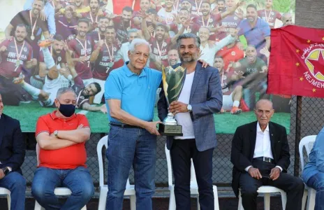 Football Lebanon - استقبال المهنئين بإحراز النجمة بطولة كأس لبنان
