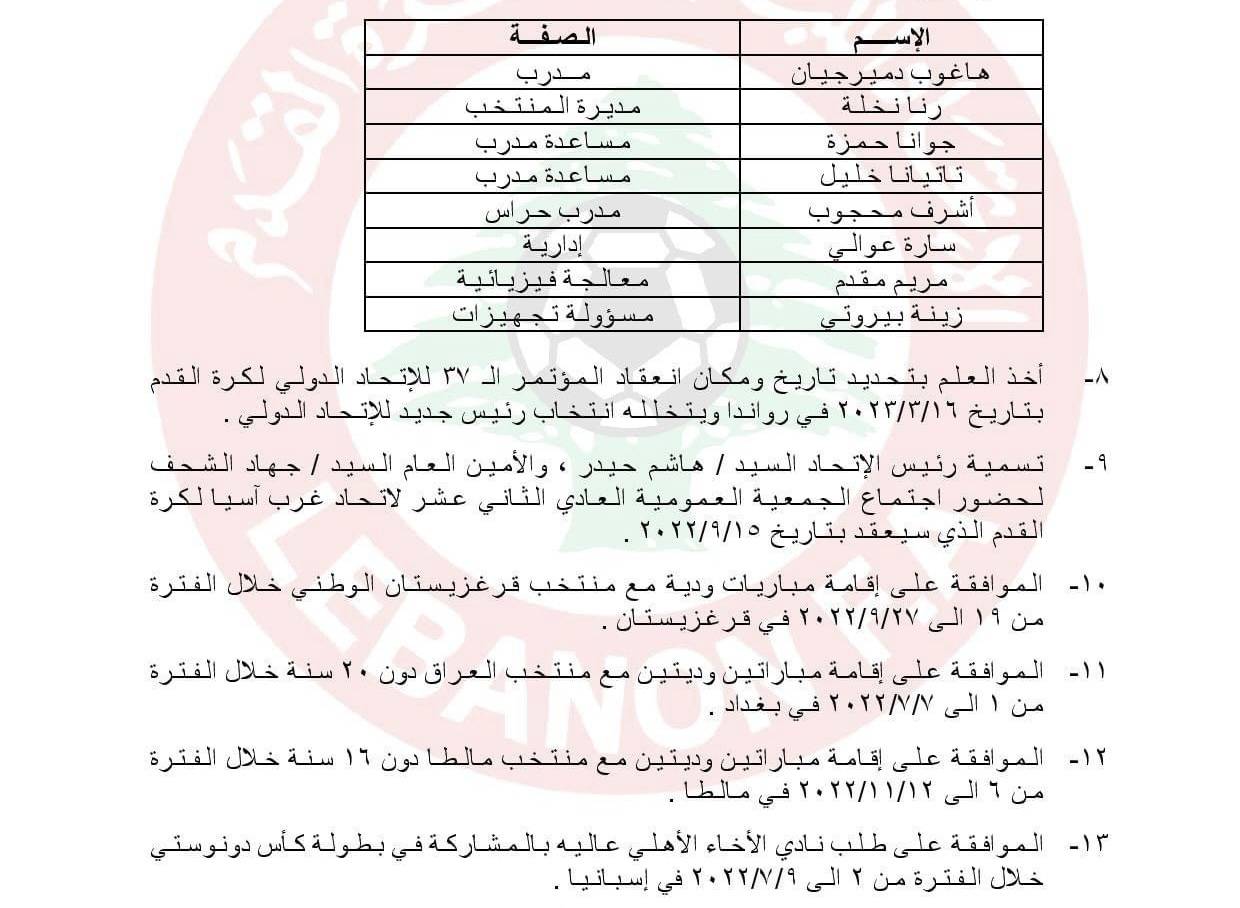 Football Lebanon - ودية للمنتخب اللبناني مع قرغيزستان