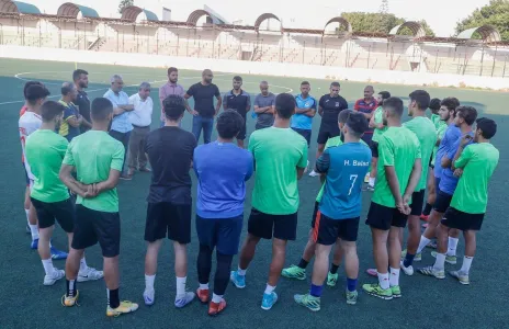 Football Lebanon - التضامن صور أجرى أول تمارينه