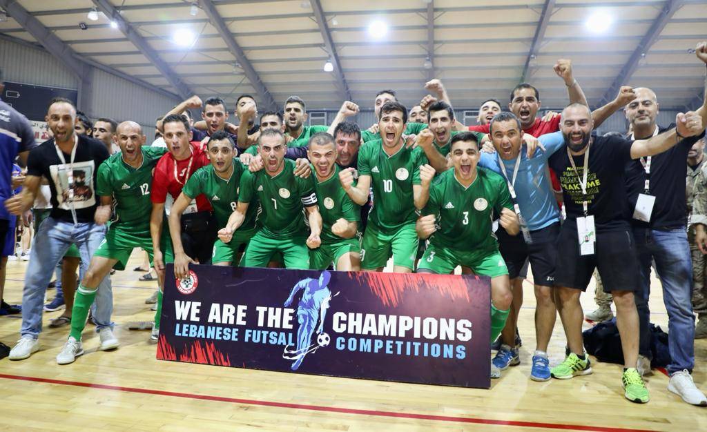 Football Lebanon - الجيش بطل جديد في تاريخ كرة الصالات اللبنانية
