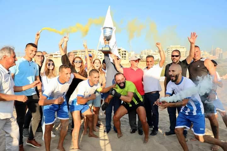 Football Lebanon - حيدر يتوج الريجي بلقب بطولة لبنان للكرة الشاطئية