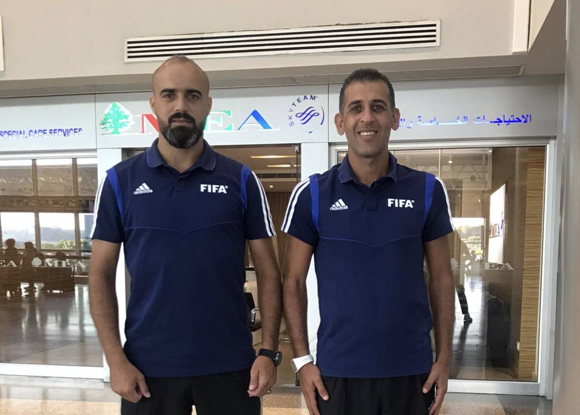 Football Lebanon - العلي وبري في مباراة تونس وعمان