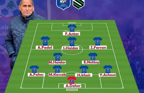 Football Lebanon - تشكيلة الساحل في مواجهة الحكمة