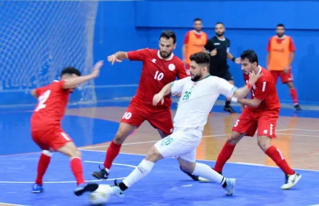 Football Lebanon - منتخب الصالات المتجدد يخسر امام العراق