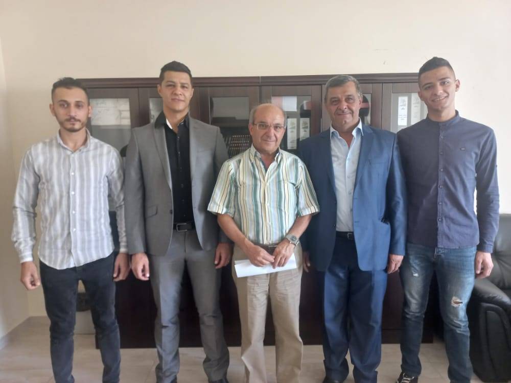 Football Lebanon - وفد نادي نجوم تلبيرة الرياضي زار الوزير كلاس وعرض حاجات عكار