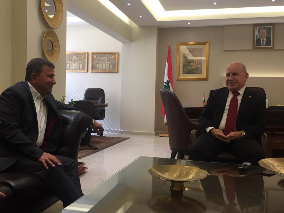 Football Lebanon - زيارة وفد المبرة لرئيس الإتحاد اللبناني لكرة القدم