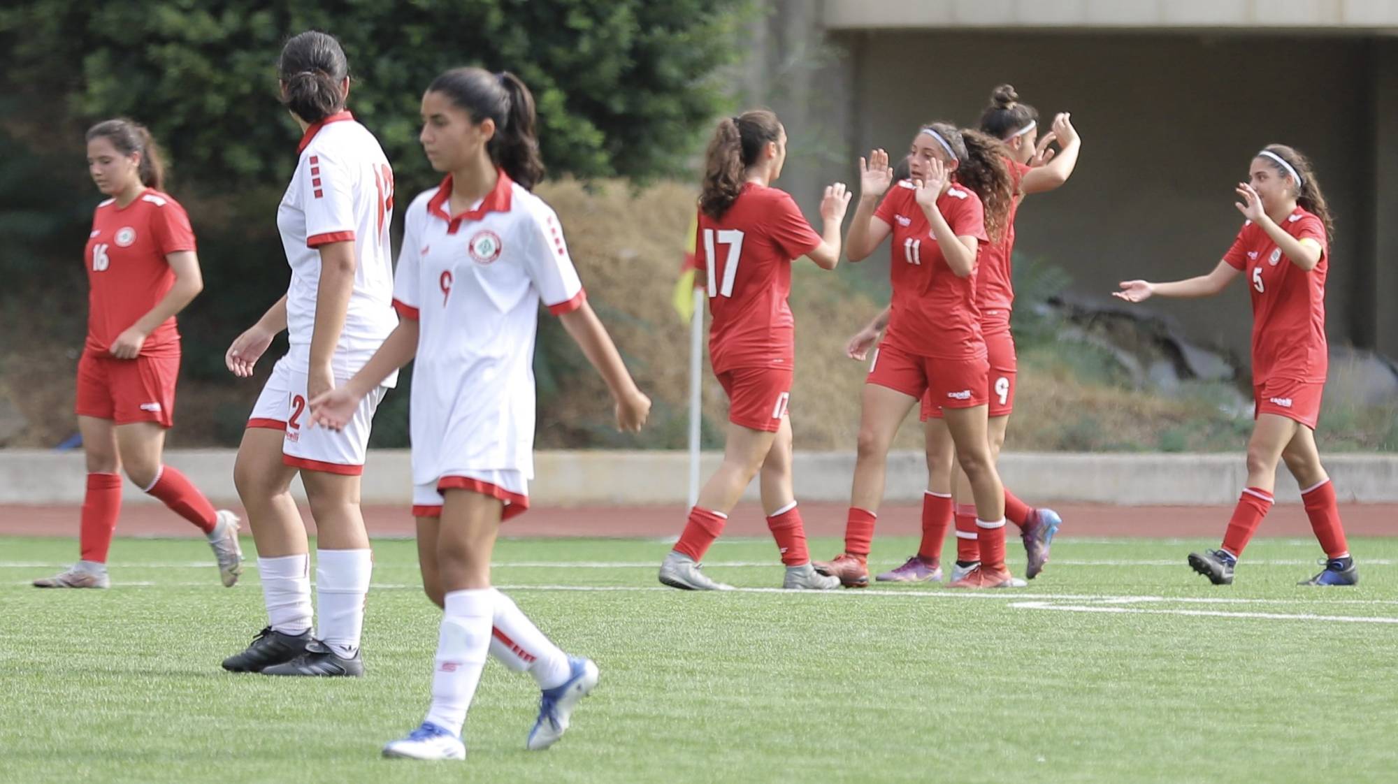 Football Lebanon - لبنان يفوز على لبنان وسوريا تغلب الأردن