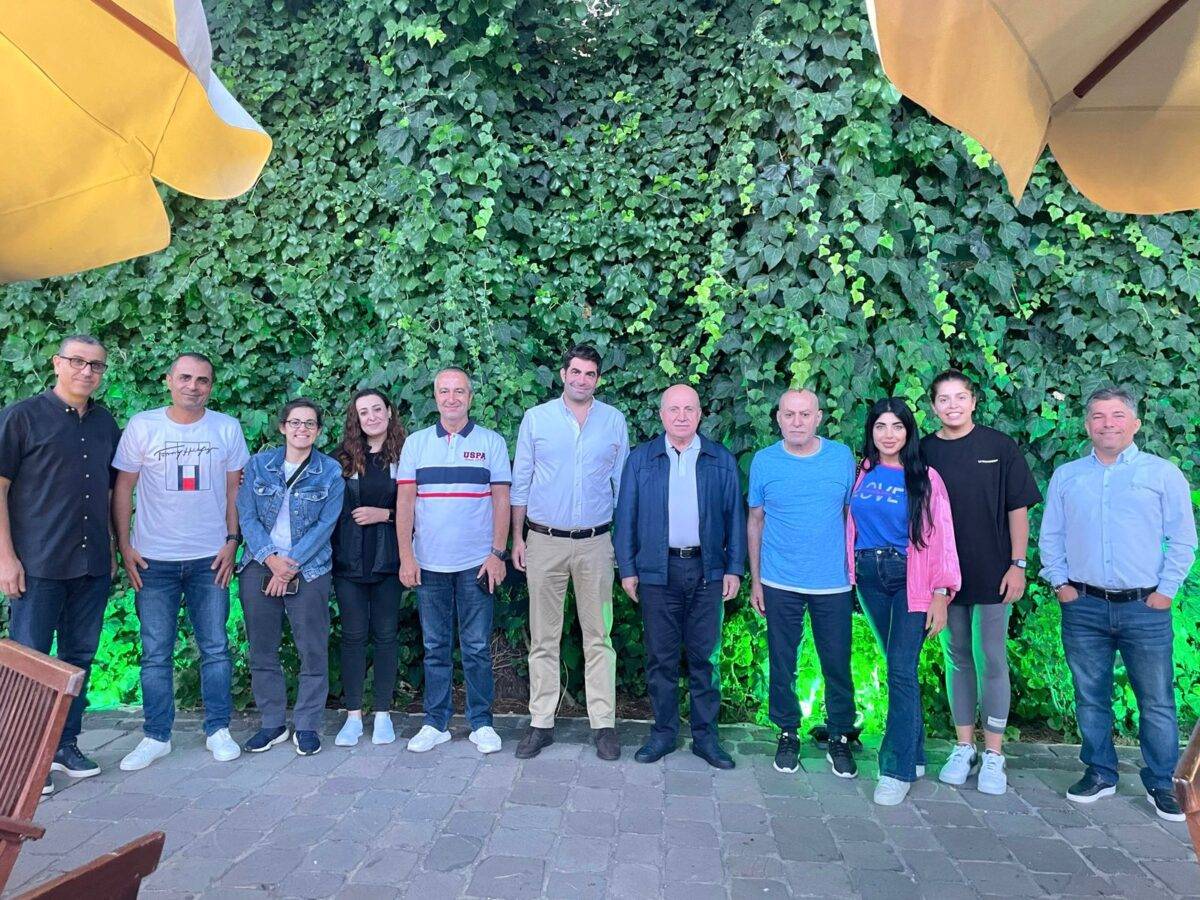 Football Lebanon - حيدر يستقبل وفد اتحاد غرب آسيا في اللويزة